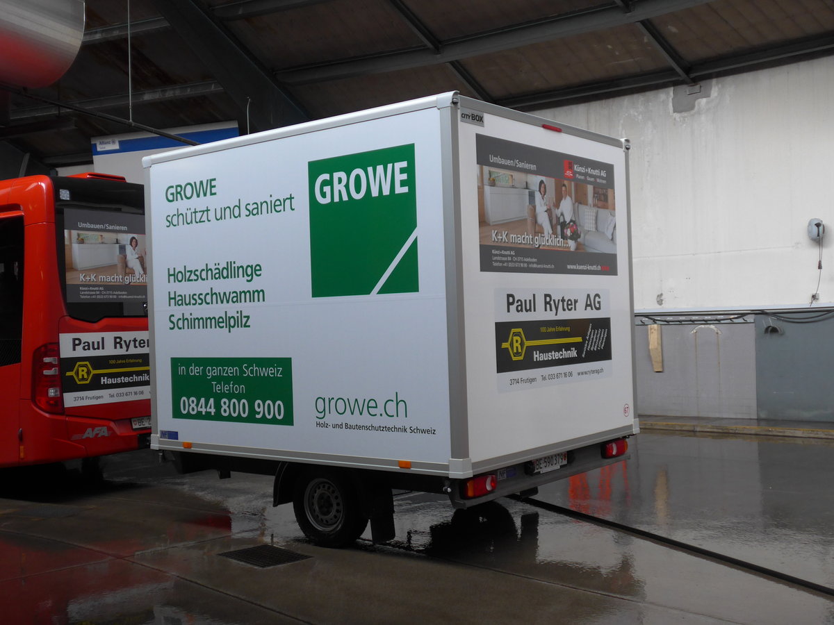 (169'528) - AFA Adelboden - Nr. 67/BE 590'379 - Niederhauser Gep�ckanh�nger am 27. M�rz 2016 im Autobahnhof Adelboden