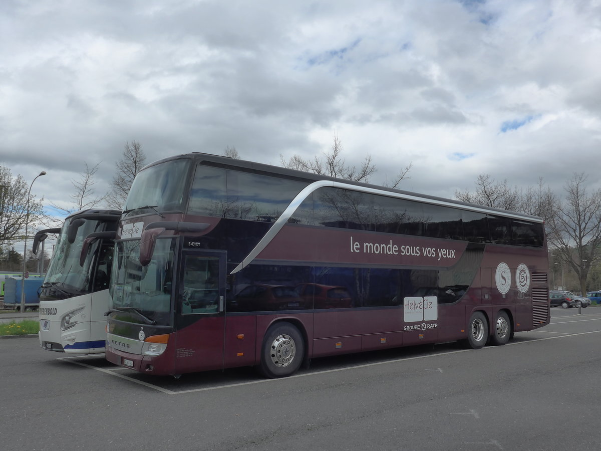 (169'789) - Helv�Cie, Satigny - GE 960'940 - Setra am 7. April 2016 in Thun, Seestrasse