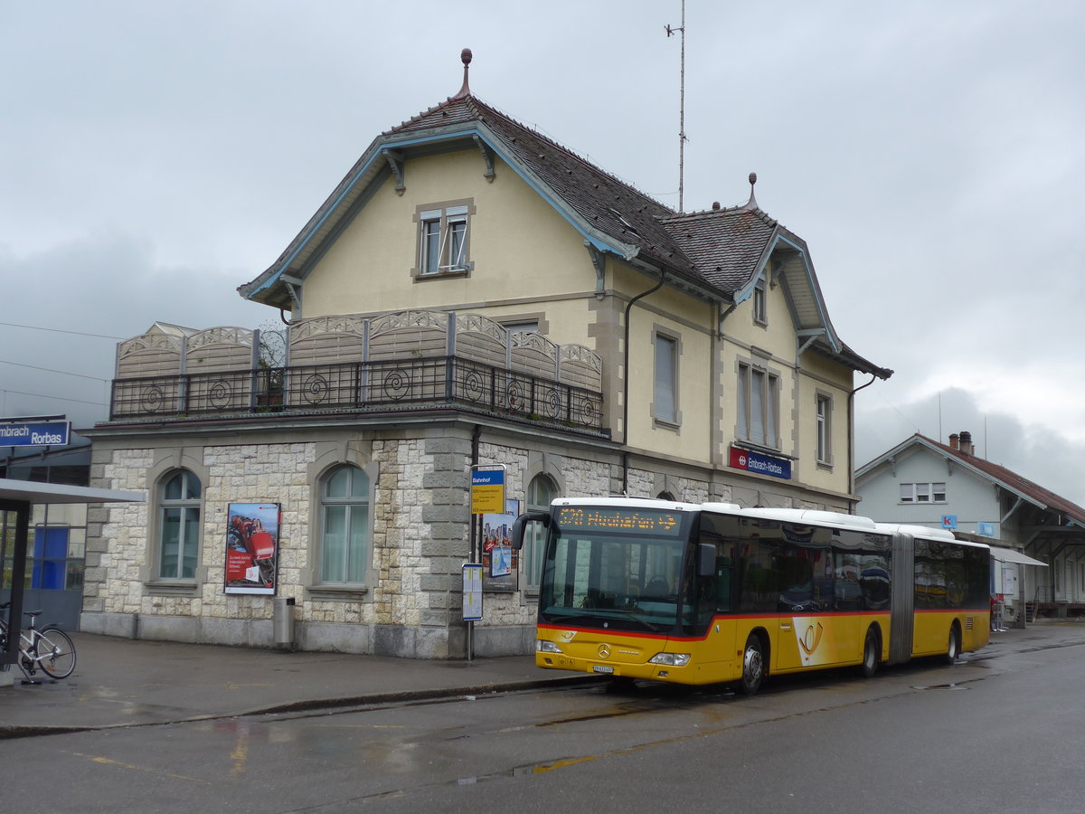 (169'976) - PostAuto Z�rich - Nr. 275/ZH 633'497 - Mercedes am 14. April 2016 beim Bahnhof Embrach-Rorbas
