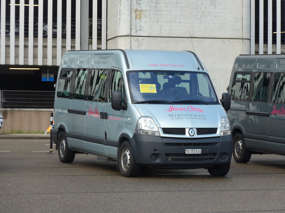 (170'007) - Heini Car, W�ngi - TG 153'014 - Renault am 14. April 2016 in Z�rich, Flughafen