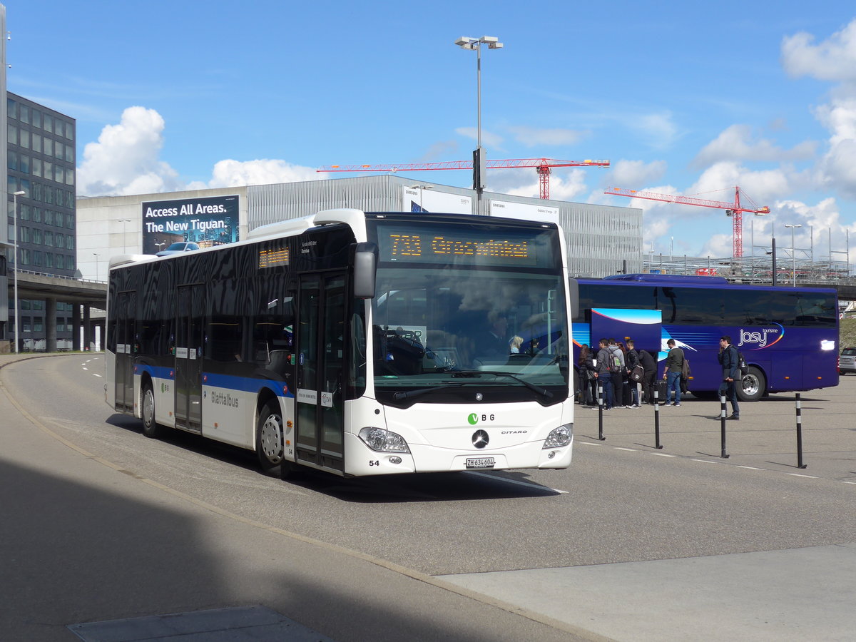 (170'031) - Welti-Furrer, Bassersdorf - Nr. 54/ZH 634'604 - Mercedes am 14. April 2016 in Z�rich, Flughafen