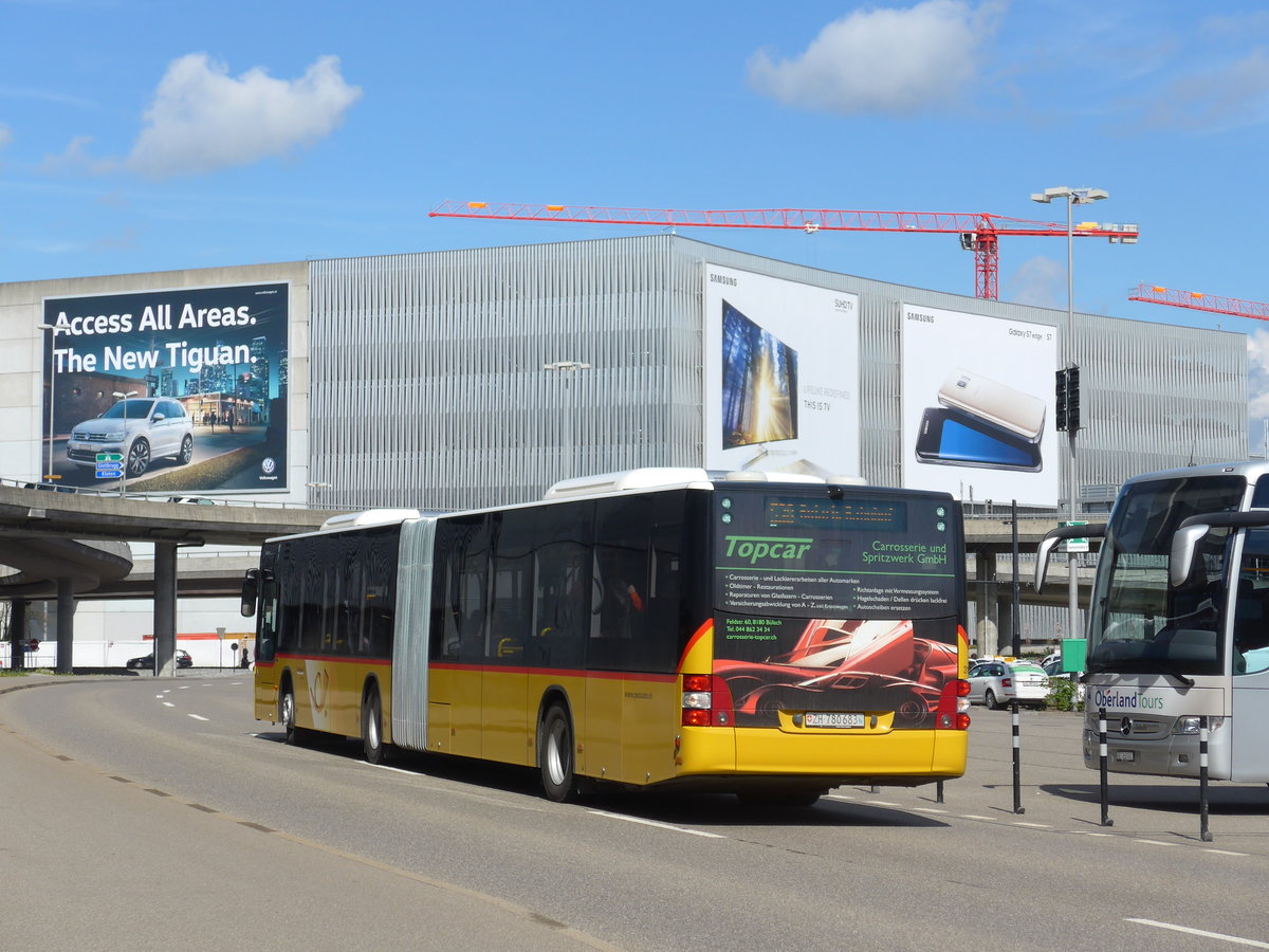(170'046) - PostAuto Z�rich - Nr. 314/ZH 780'683 - MAN am 14. April 2016 in Z�rich, Flughafen