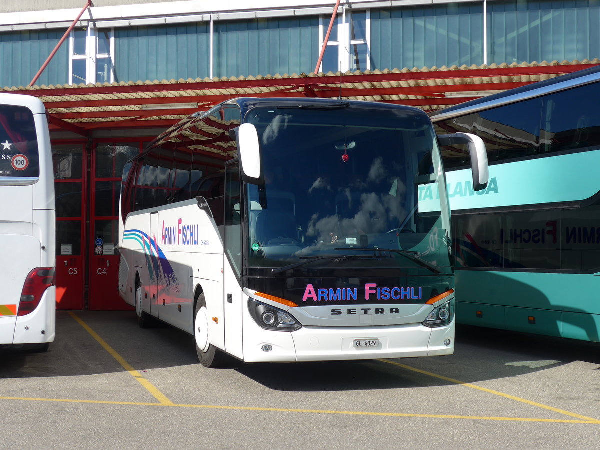 (170'050) - Fischli, N�fels - GL 4029 - Setra am 14. April 2016 in Kloten, EvoBus