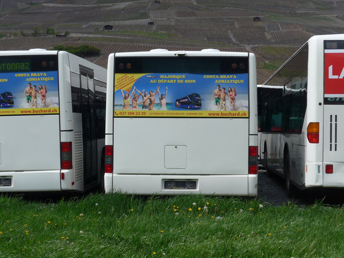 (170'216) - Buchard, Leytron - Nr. 95 - MAN (ex TN Neuch�tel Nr. 221) am 24. April 2016 in Leytron, Garage