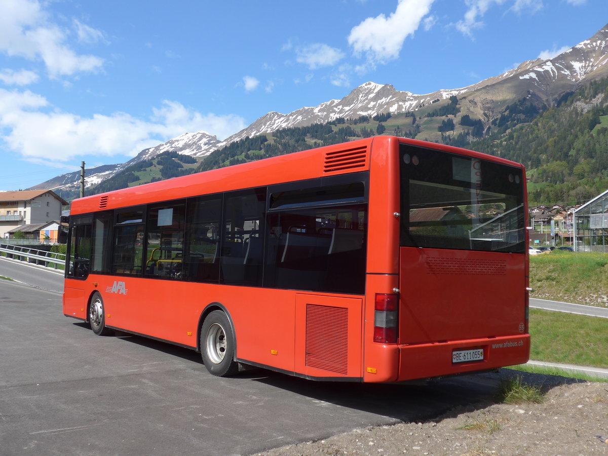 (170'410) - AFA Adelboden - Nr. 55/BE 611'055 - MAN/G�ppel am 10. Mai 2016 in Frutigen, Garage