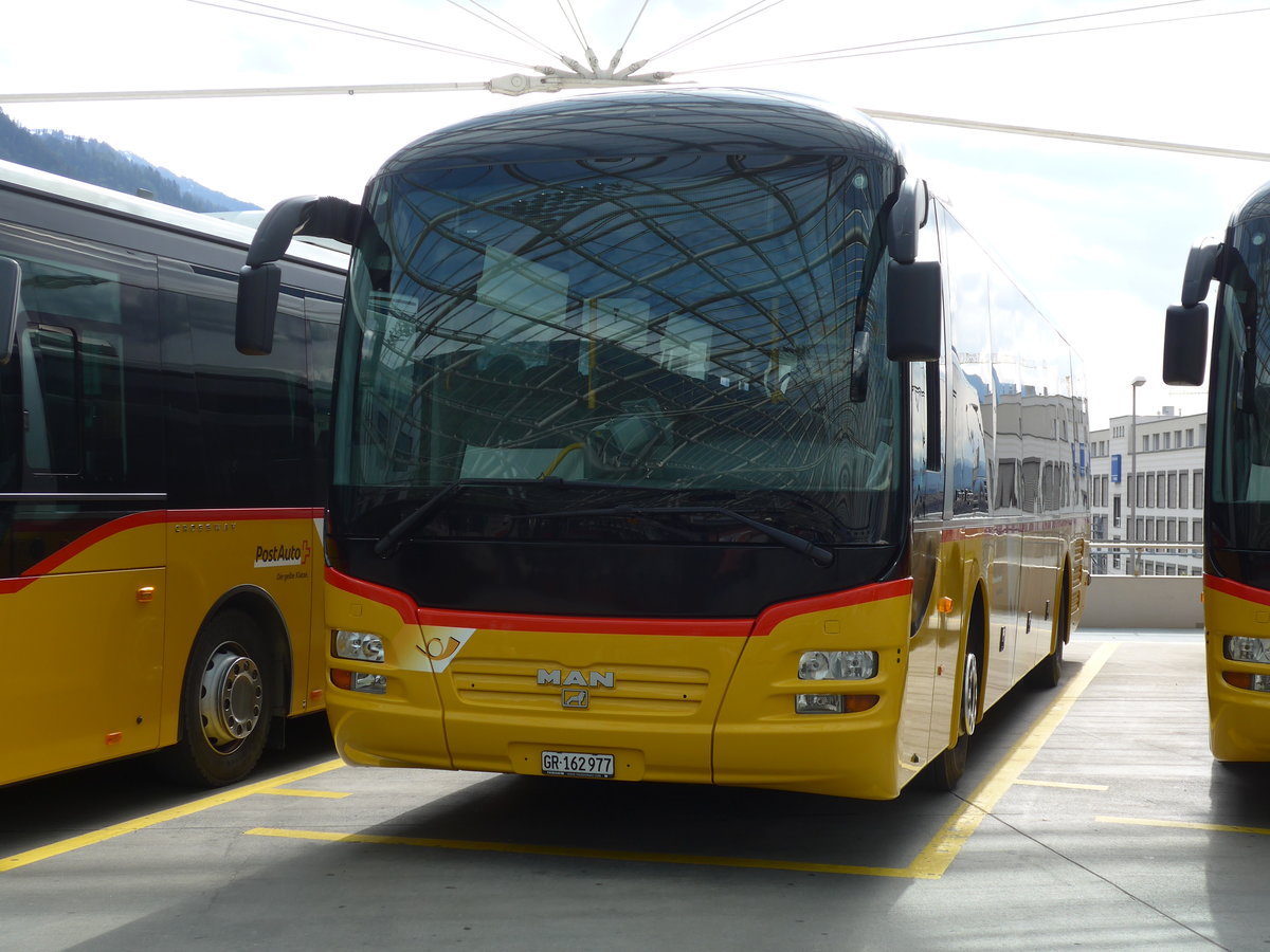 (170'947) - PostAuto Graub�nden - GR 162'977 - MAN am 16. Mai 2016 in Chur, Postautostation