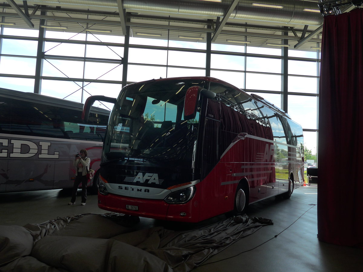 (171'129) - F�r die Schweiz: AFA Adelboden - Nr. 15/BE 26'702 - Setra am 20. Mai 2016 in Neu-Ulm, Setrawerk