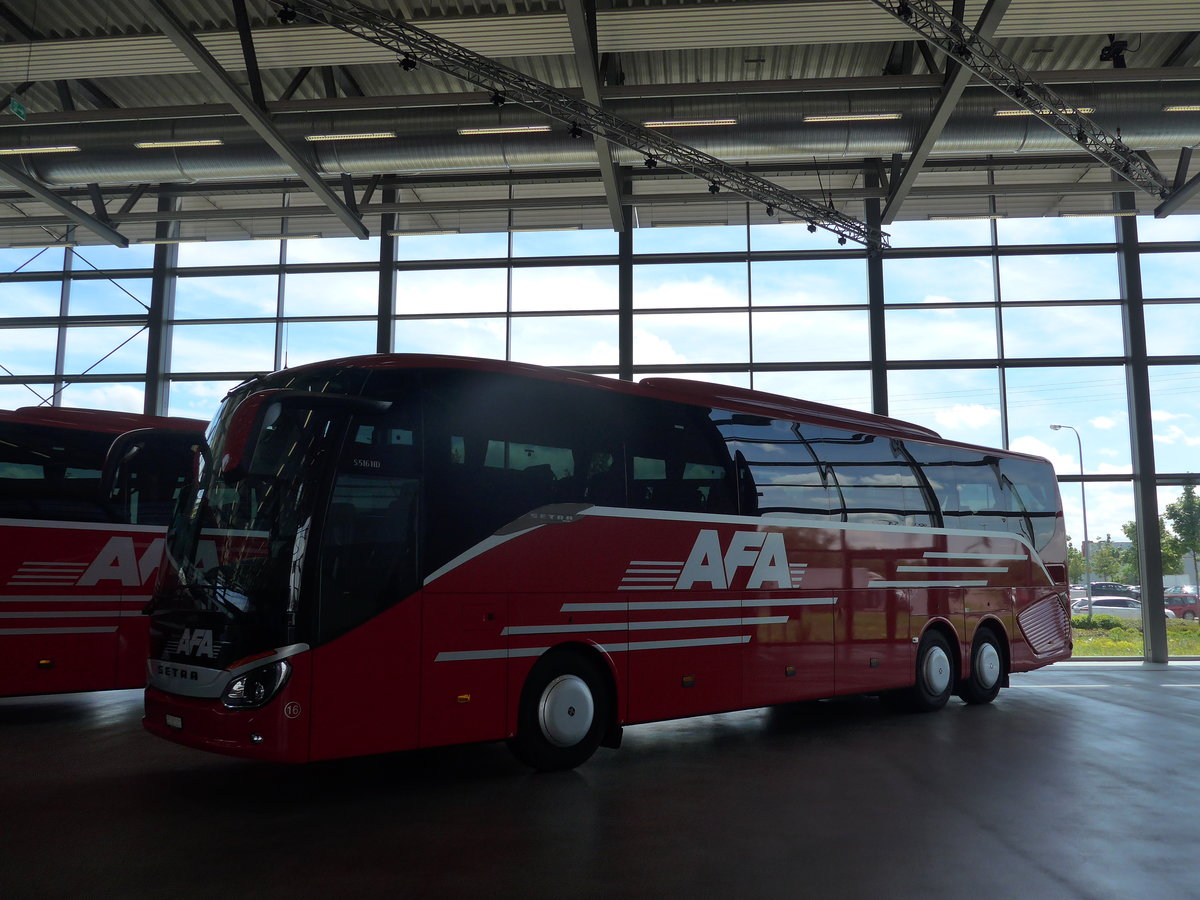(171'135) - F�r die Schweiz: AFA Adelboden - Nr. 16/BE 21'181 - Setra am 20. Mai 2016 in Neu-Ulm, Setrawerk