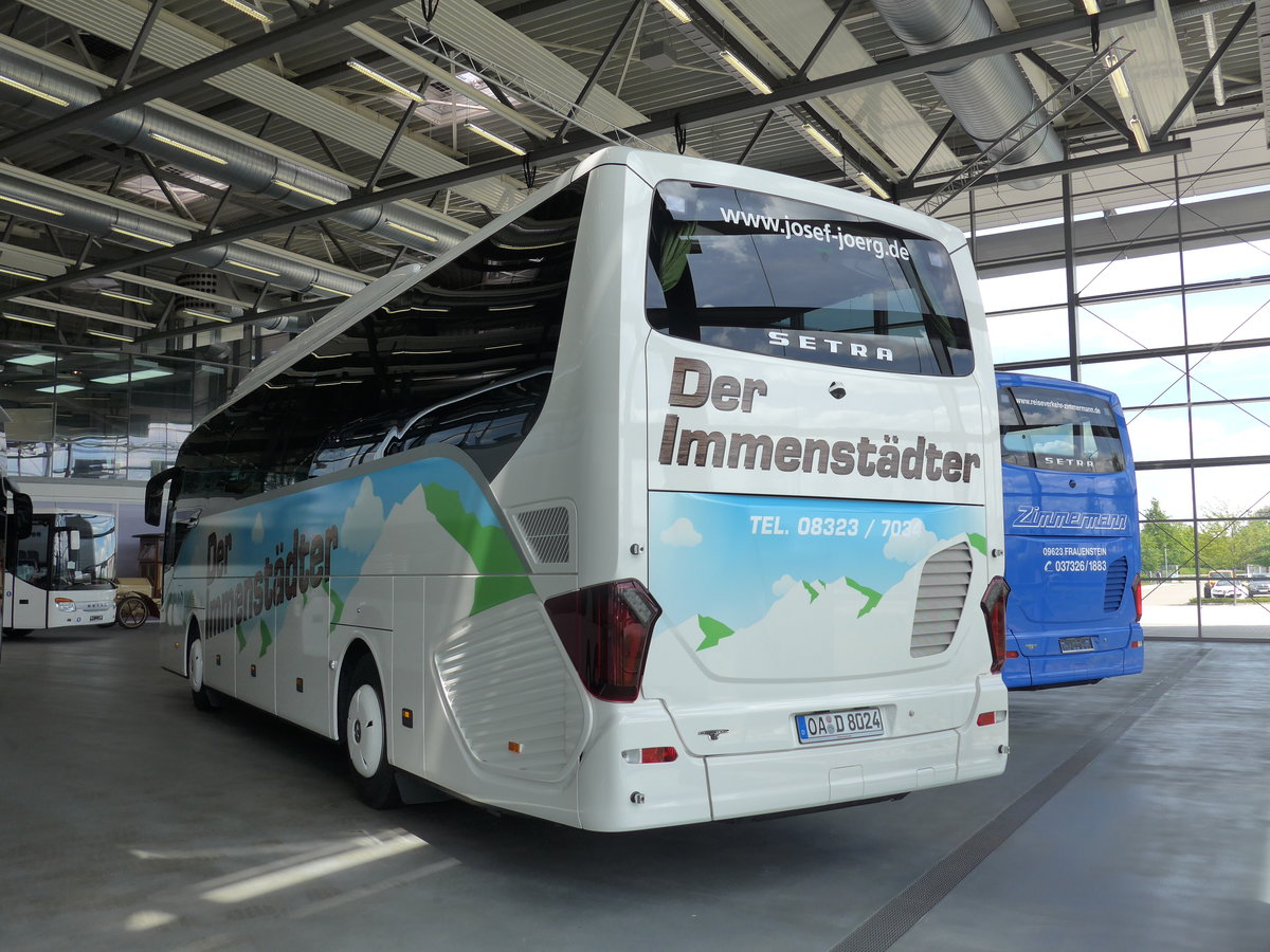 (171'165) - J�rg, Immenstadt - OA-D 8024 - Setra am 20. Mai 2016 in Neu-Ulm, Setrawerk