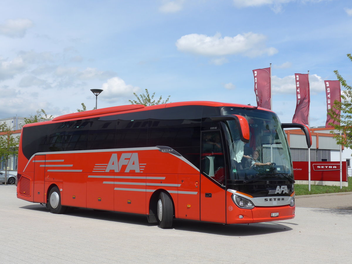 (171'177) - F�r die Schweiz: AFA Adelboden - Nr. 15/BE 26'702 - Setra am 20. Mai 2016 in Neu-Ulm, Setrawerk