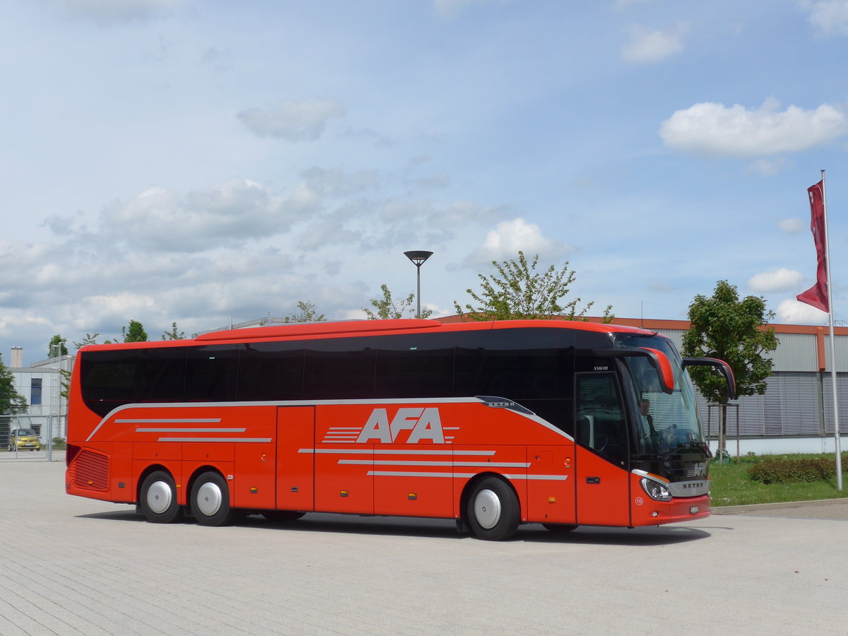 (171'178) - F�r die Schweiz: AFA Adelboden - Nr. 16/BE 21'181 - Setra am 20. Mai 2016 in Neu-Ulm, Setrawerk