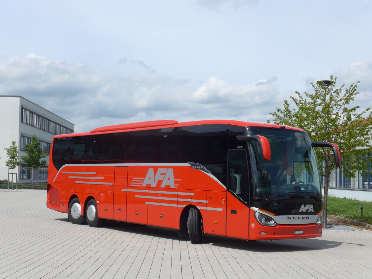 (171'181) - F�r die Schweiz: AFA Adelboden - Nr. 16/BE 21'181 - Setra am 20. Mai 2016 in Neu-Ulm, Setrawerk