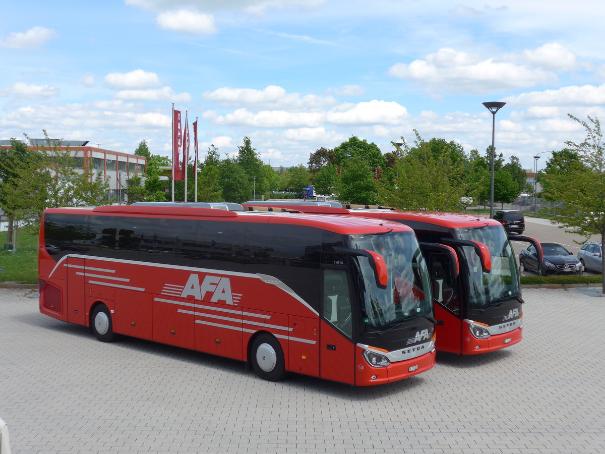 (171'191) - F�r die Schweiz: AFA Adelboden - Nr. 15/BE 26'702 - Setra am 20. Mai 2016 in Neu-Ulm, Setrawerk