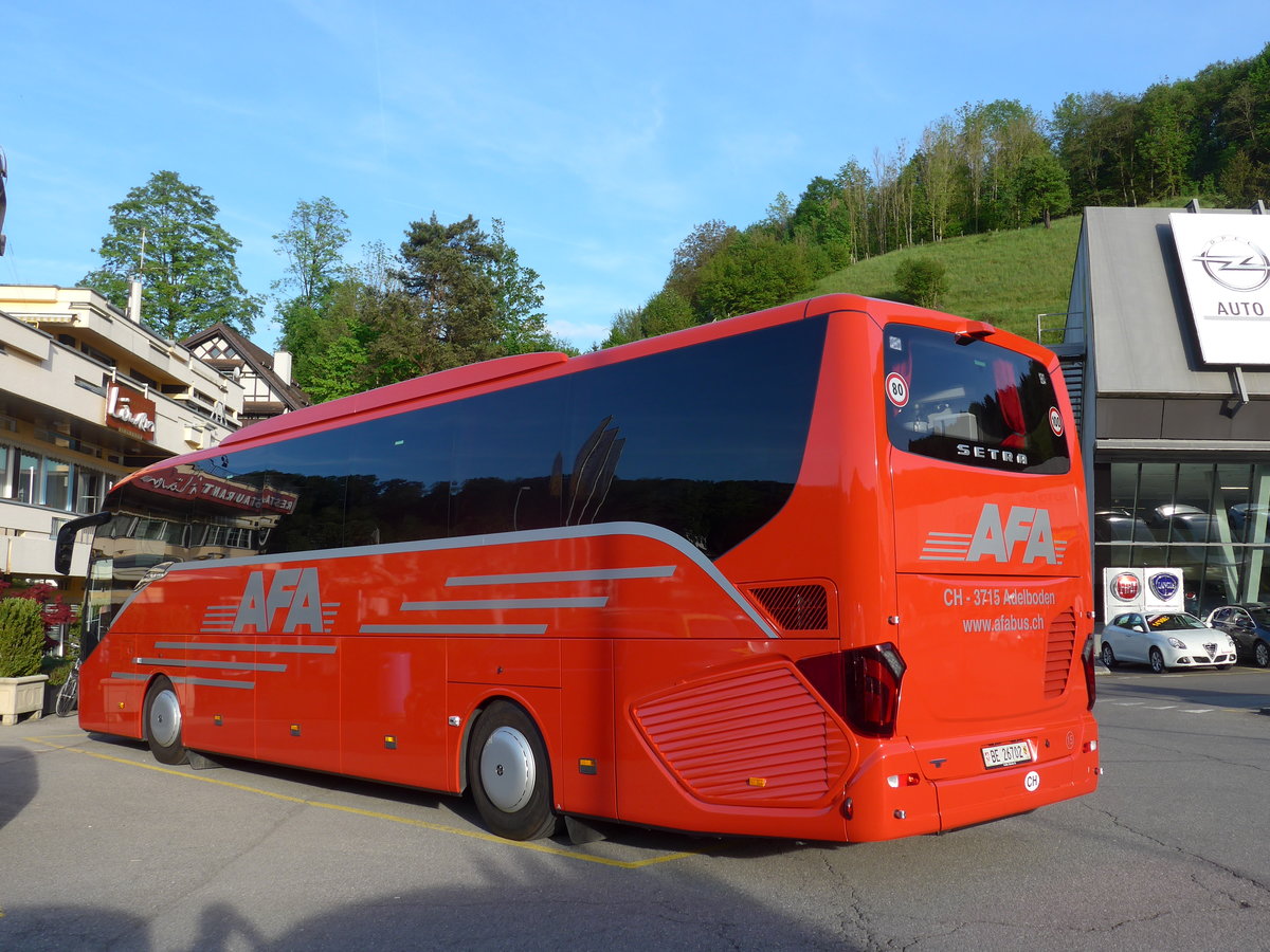 (171'207) - AFA Adelboden - Nr. 15/BE 26'702 - Setra am 20. Mai 2016 in Sihlbrugg, Hotel L�wen
