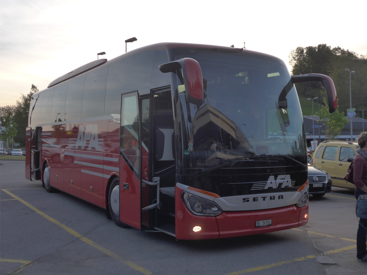 (171'208) - AFA Adelboden - Nr. 15/BE 26'702 - Setra am 20. Mai 2016 in Sihlbrugg, Hotel L�wen