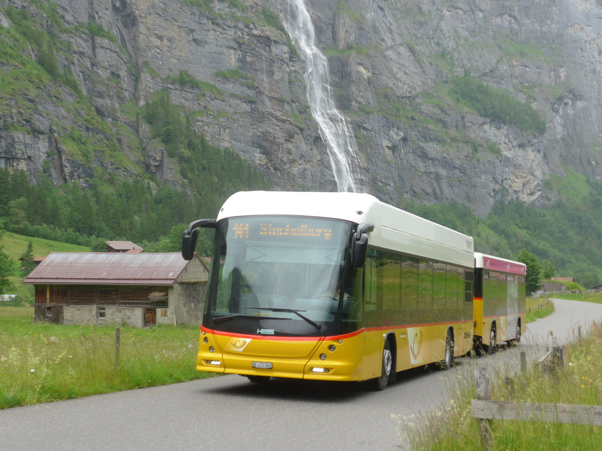 (171'726) - PostAuto Bern - BE 474'560 - Hess am 12. Juni 2016 in Stechelberg, Camping R�tti