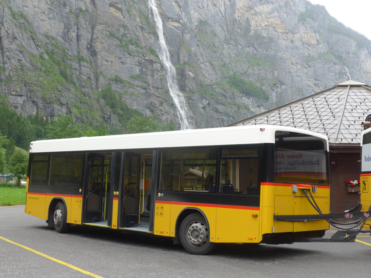 (171'730) - PostAuto Bern - BE 586'962 - Lanz+Marti/Hess Personenanh�nger (ex VBL Luzern Nr. 308) am 12. Juni 2016 in Stechelberg, Hotel