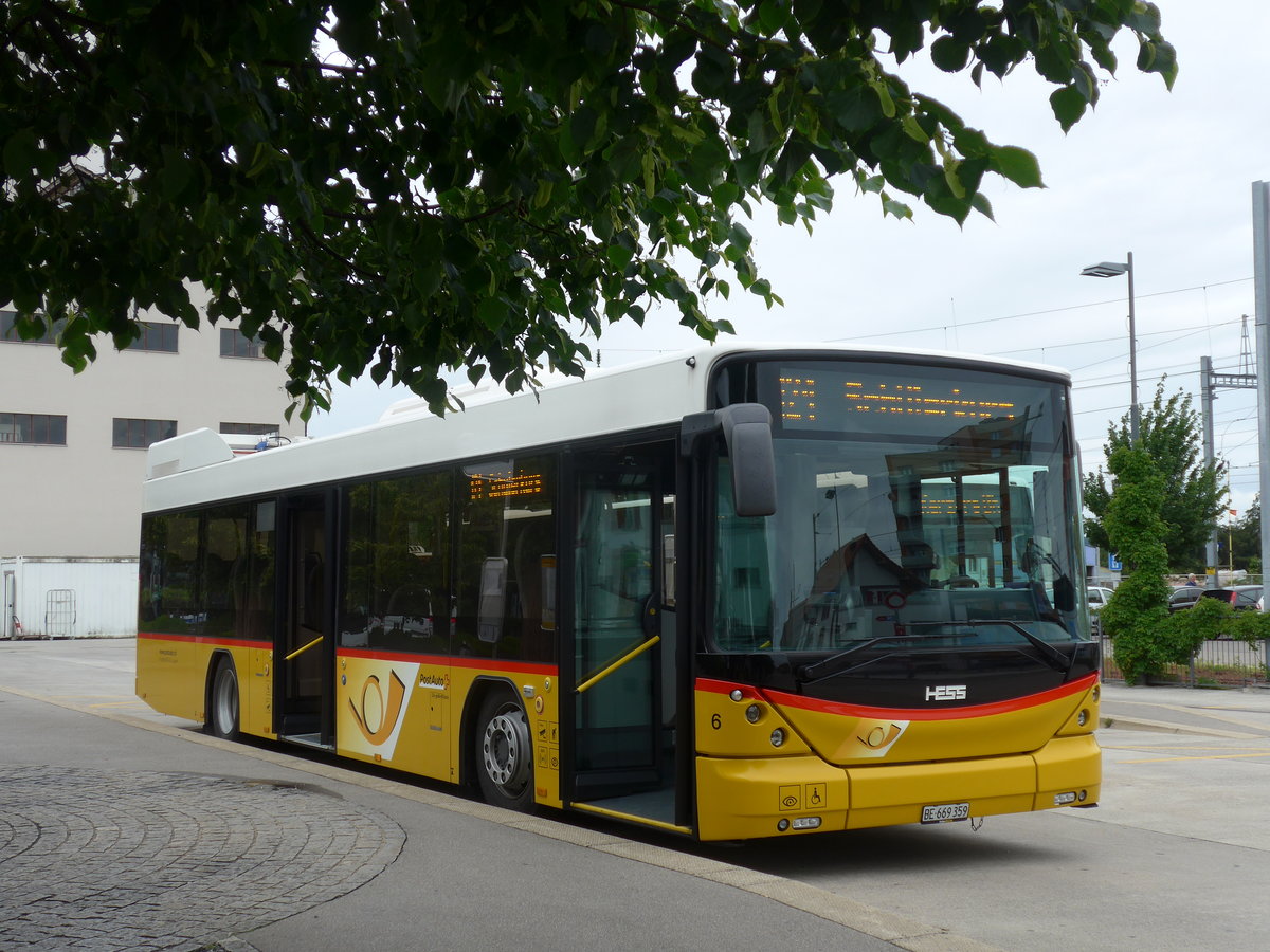 (171'765) - Klopfstein, Laupen - Nr. 6/BE 669'359 - Hess am 13. Juni 2016 beim Bahnhof D�dingen