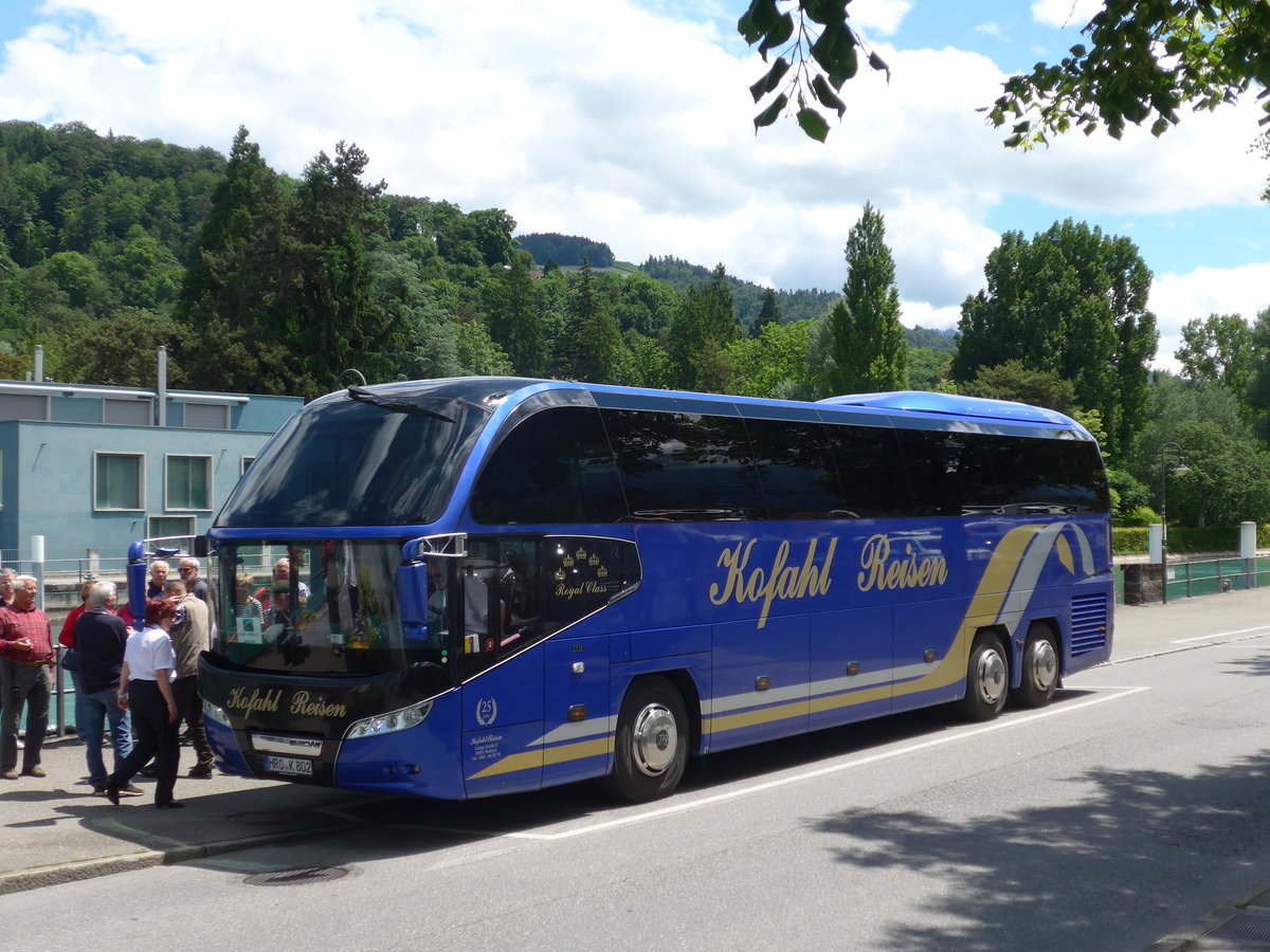 (171'875) - Aus Deutschland: Kofahl, Rostock - HRO-K 802 - Neoplan am 15. Juni 2016 bei der Schiffl�ndte Thun