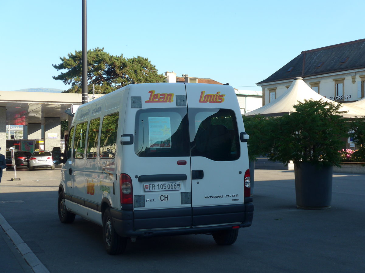 (173'078) - Jean-Louis, F�tigny - FR 105'066 - Opel am 16. Juli 2016 beim Bahnhof Yverdon