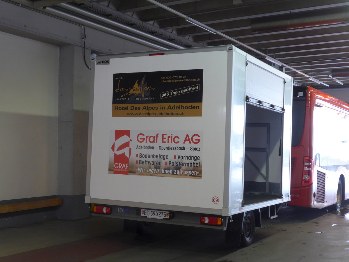 (173'394) - AFA Adelboden - Nr. 69/BE 590'275 - Niederhauser Gep�ckanh�nger am 31. Juli 2016 im Autobahnhof Adelboden