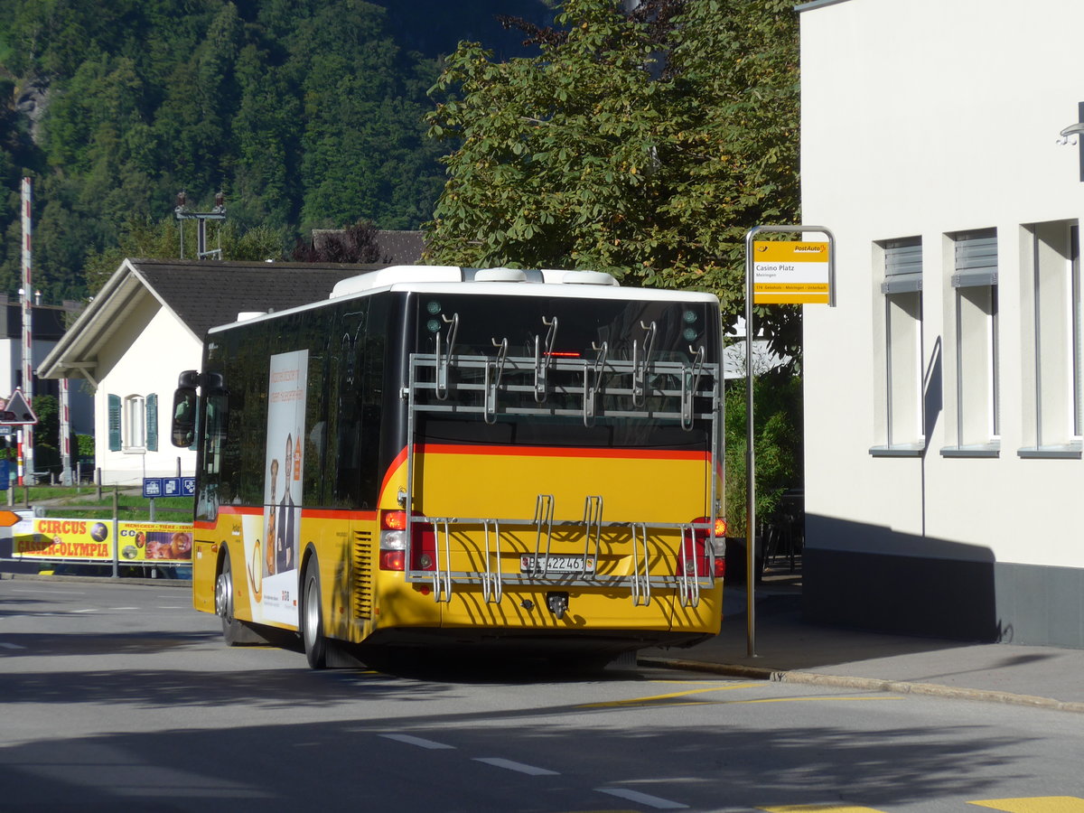 (173'708) - AVG Meiringen - Nr. 61/BE 422'461 - MAN/G�ppel am 8. August 2016 in Meiringen, Casino Platz