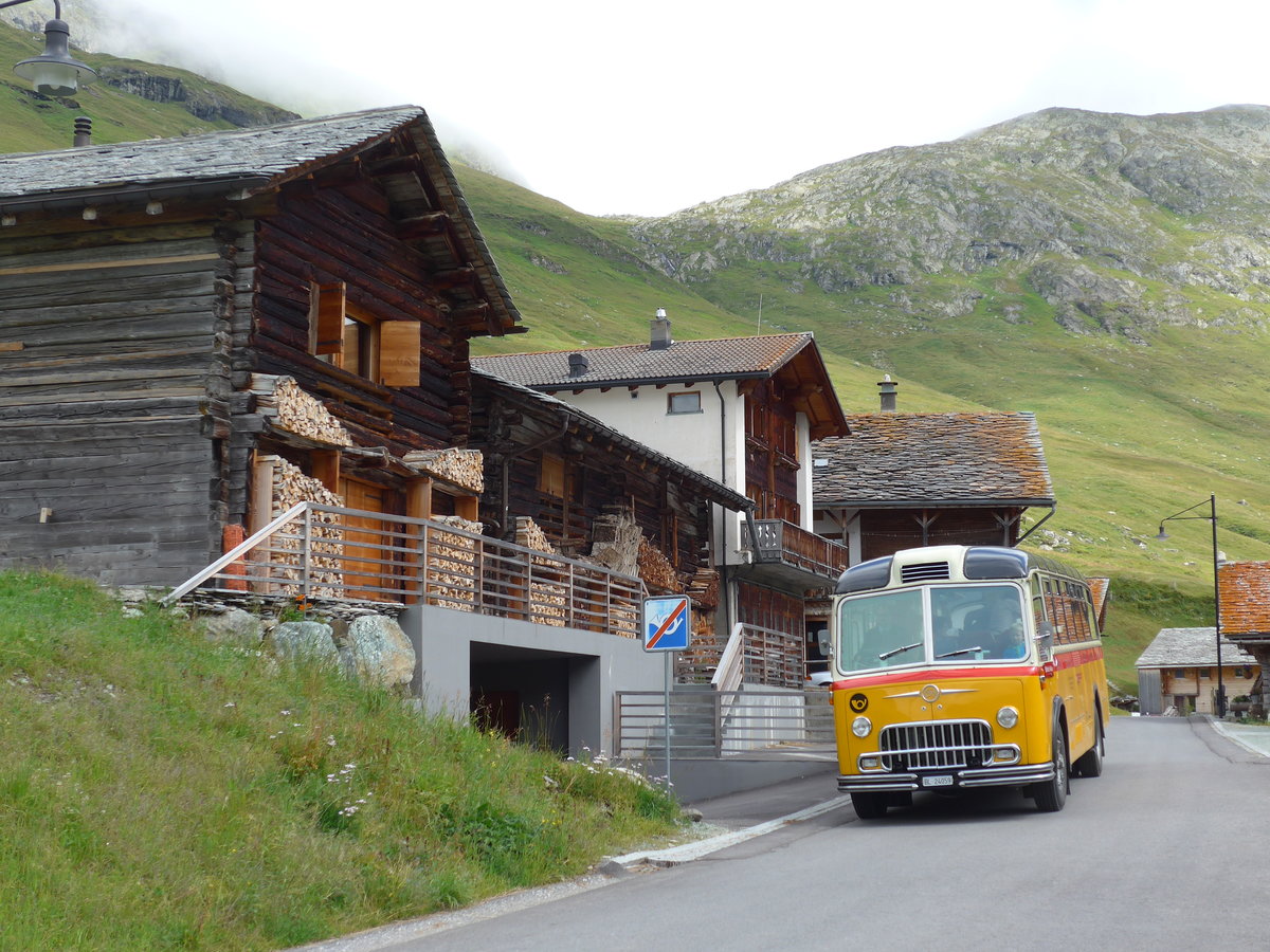 (174'214) - Tanner&Lambach, Reigoldswil - Nr. 2/BL 24'059 - FBW/R&J (ex Hunziker, R�schlikon; ex P 24'059; ex P 21'559) am 21. August 2016 in Juf
