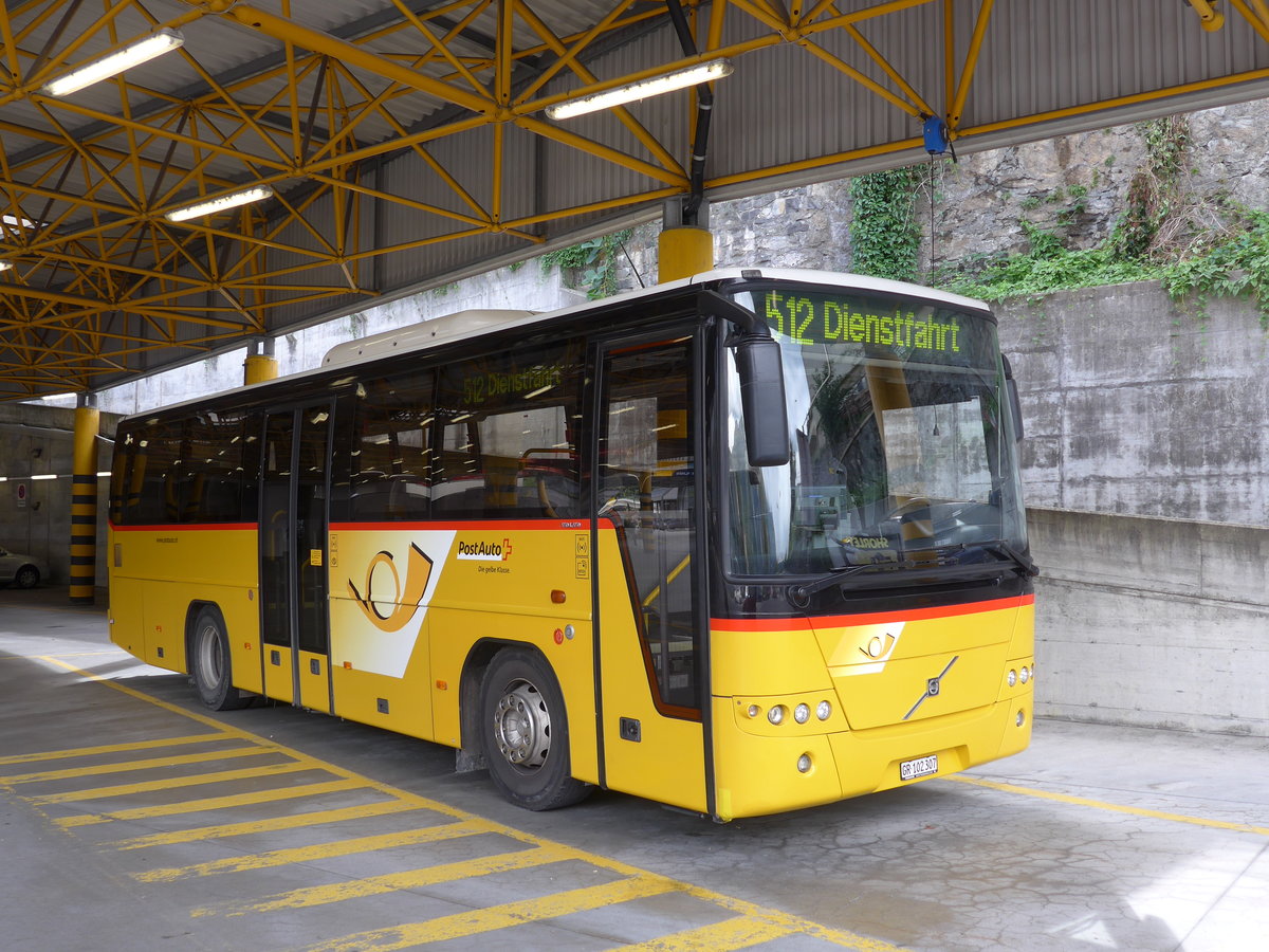 (174'249) - PostAuto Graub�nden - GR 102'307 - Volvo am 21. August 2016 in Thusis, Postautostation