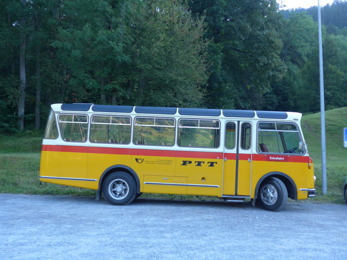 (174'304) - M�ller, Ennetmoos - NW 23'167 - FBW/Gangloff (ex Rentsch, Gunten; ex P 23'203; ex P 21'003) am 27. August 2016 in Lenk, Kuspo