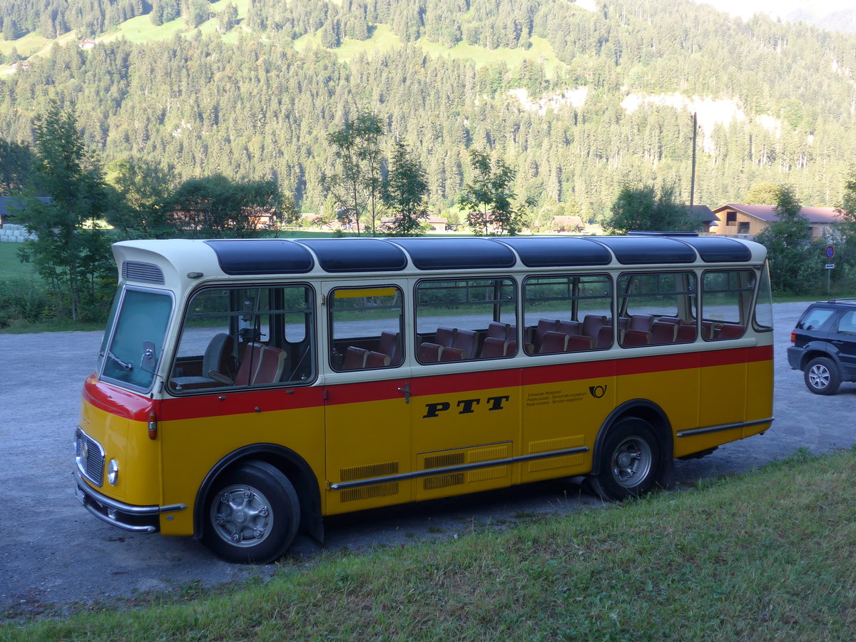 (174'306) - M�ller, Ennetmoos - NW 23'167 - FBW/Gangloff (ex Rentsch, Gunten; ex P 23'203; ex P 21'003) am 27. August 2016 in Lenk, Kuspo