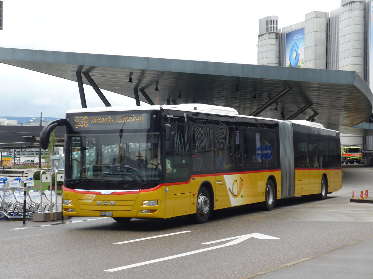 (174'601) - PostAuto Z�rich - Nr. 315/ZH 587'882 - MAN am 5. September 2016 in Z�rich, Flughafen