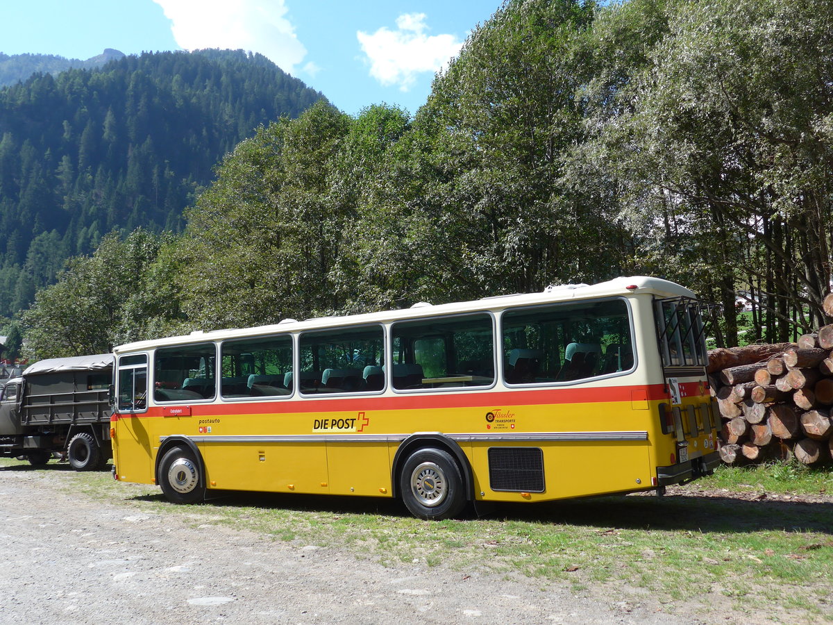 (174'740) - F�ssler, Unteriberg - Nr. 6/SZ 5232 - Saurer/R&J (ex Sch�rch, Gutenburg Nr. 6; ex P 24'358) am 10. September 2016 in Campo, Saurertreffen
