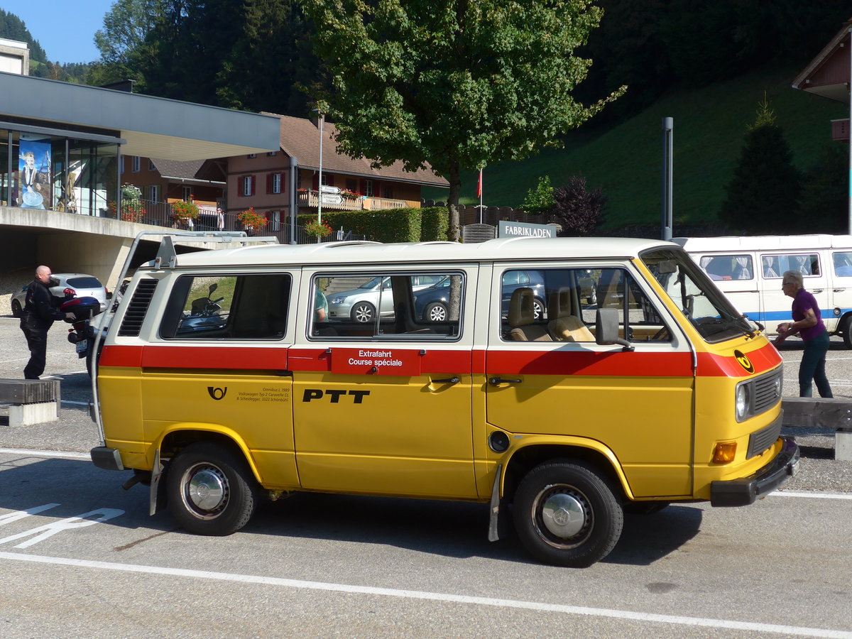 (174'863) - Scheidegger, Sch�nb�hl - BE 471'072 - VW (ex Berwert, Stalden) am 11. September 2016 in Trubschachen, Kambly