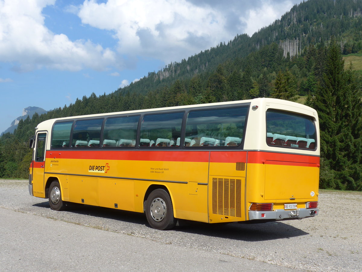 (174'897) - Buzzi, Bern - BE 910'789 - Mercedes (ex Mattli, Wassen) am 11. September 2016 in S�renberg, Skilift Rischli