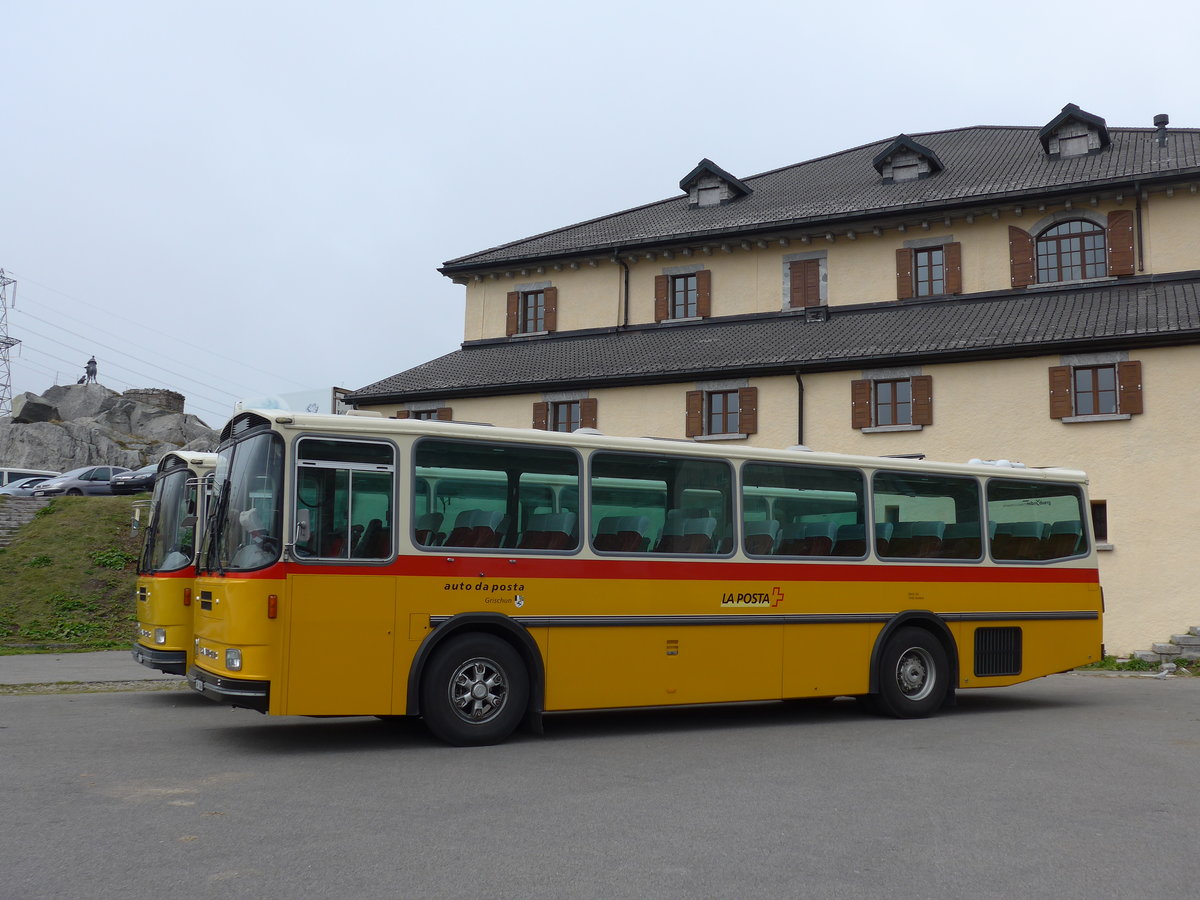 (175'012) - Mark, Andeer - GR 1866 - Saurer/R&J (ex PostAuto Graub�nden; ex P 24'350) am 18. September 2016 in Gotthard, Passh�he