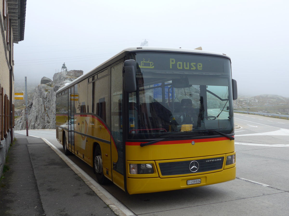 (175'018) - Marchetti, Airolo - TI 239'834 - Mercedes (ex AVG Meiringen Nr. 70) am 18. September 2016 in Gotthard, Passh�he