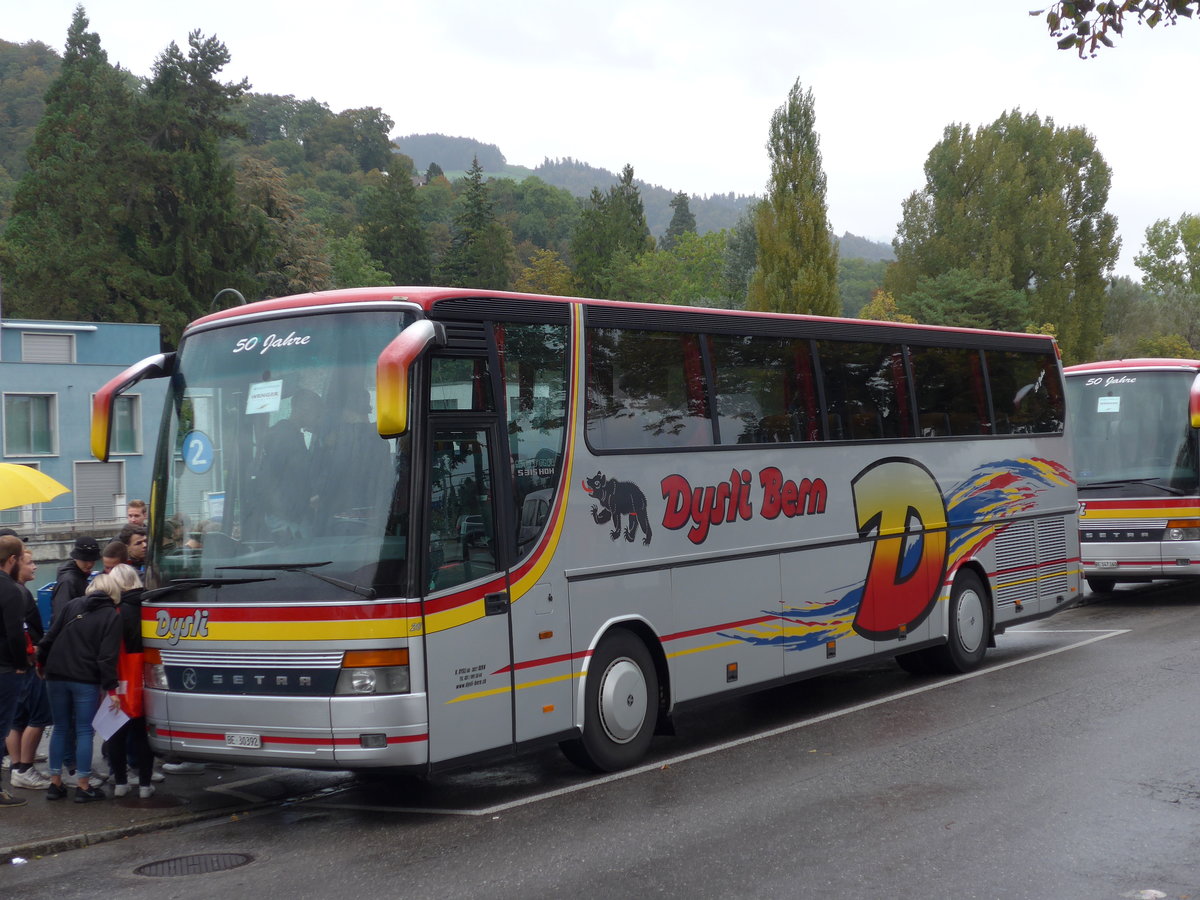 (175'289) - Dysli, Bern - Nr. 28/BE 30'392 - Setra am 1. Oktober 2016 bei der Schiffl�ndte Thun
