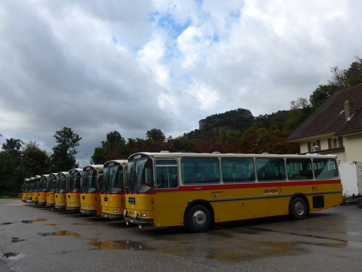 (175'319) - F�ssler, Unteriberg - Nr. 6/SZ 5232 - Saurer/R&J (ex Sch�rch, Gutenburg Nr. 6; ex P 24'358) am 2. Oktober 2016 in Oensingen, Bad Klus
