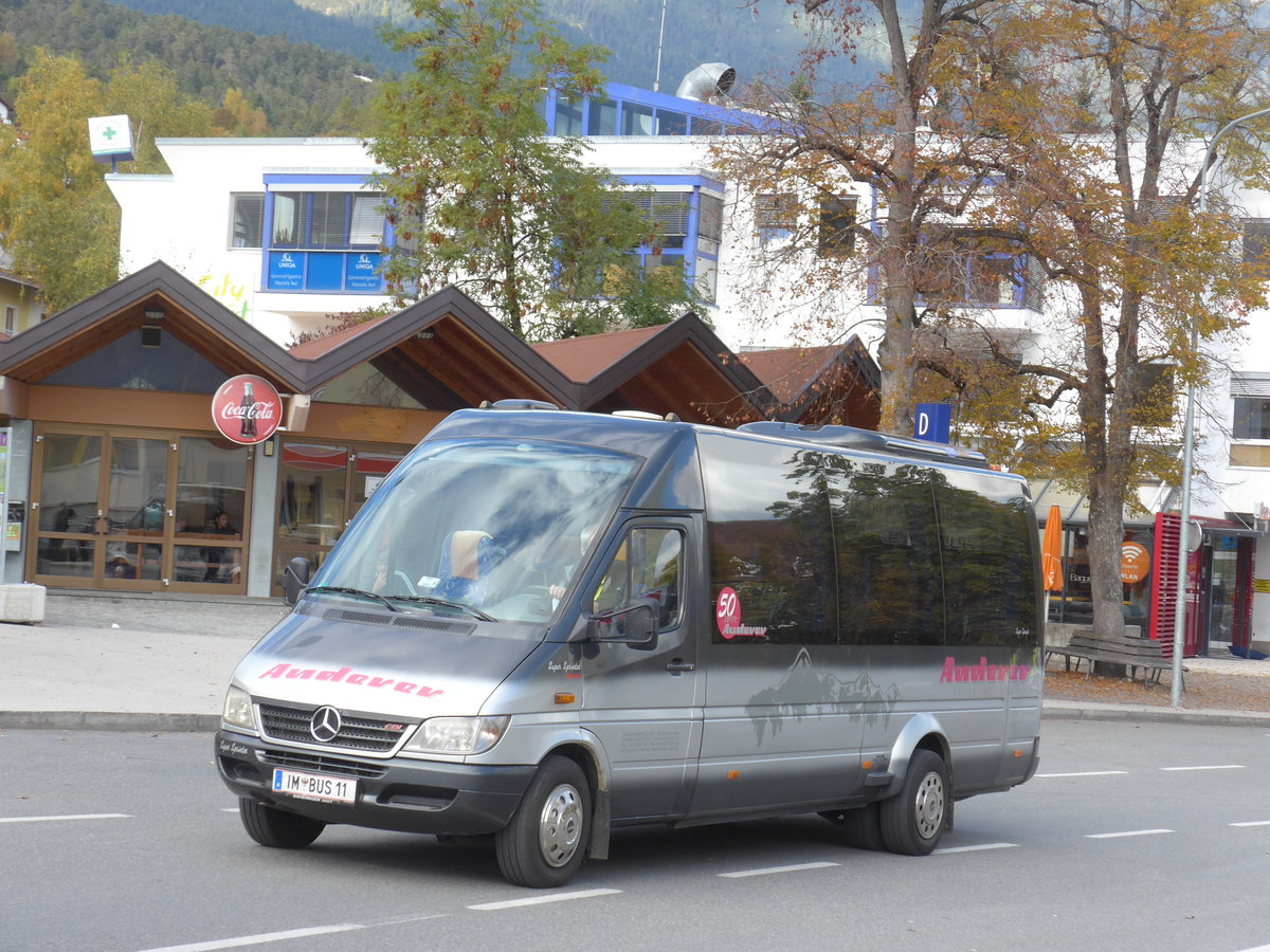 (176'055) - Auderer, Imst - IM BUS 11 - Mercedes/Auw�rter am 20. Oktober 2016 in Imst, Post