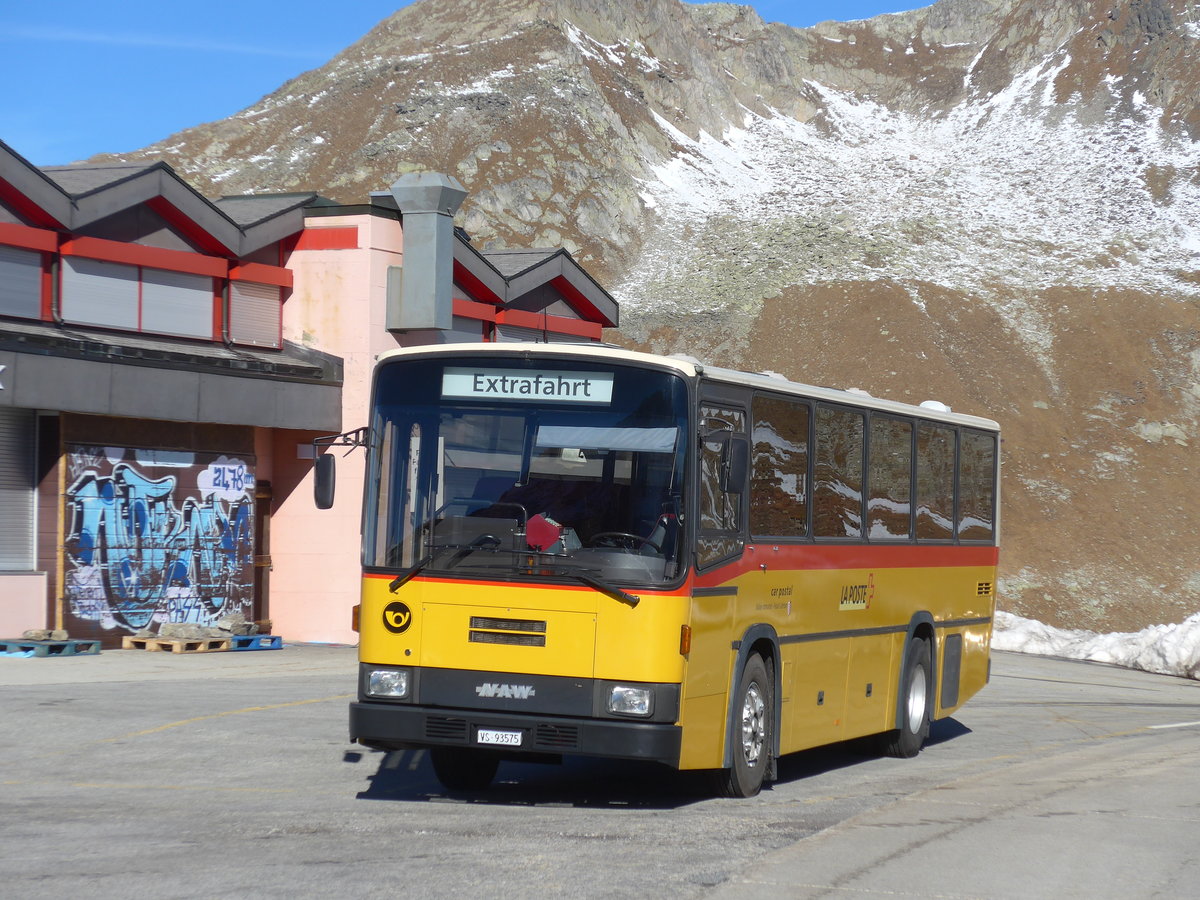 (176'383) - Oser, B�rchen - VS 93'575 - NAW/Lauber (ex Epiney, Ayer) am 30. Oktober 2016 in Nufenen, Passh�he