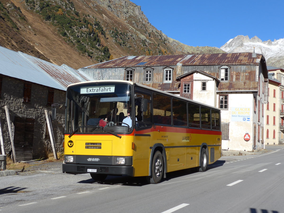 (176'430) - Oser, B�rchen - VS 93'575 - NAW/Lauber (ex Rey, Ayent) am 30. Oktober 2016 in Gletsch, Post