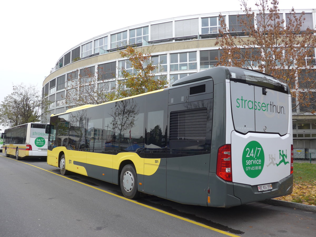 (176'583) - STI Thun - Nr. 185/BE 804'185 - Mercedes am 9. November 2016 bei der Schiffl�ndte Thun