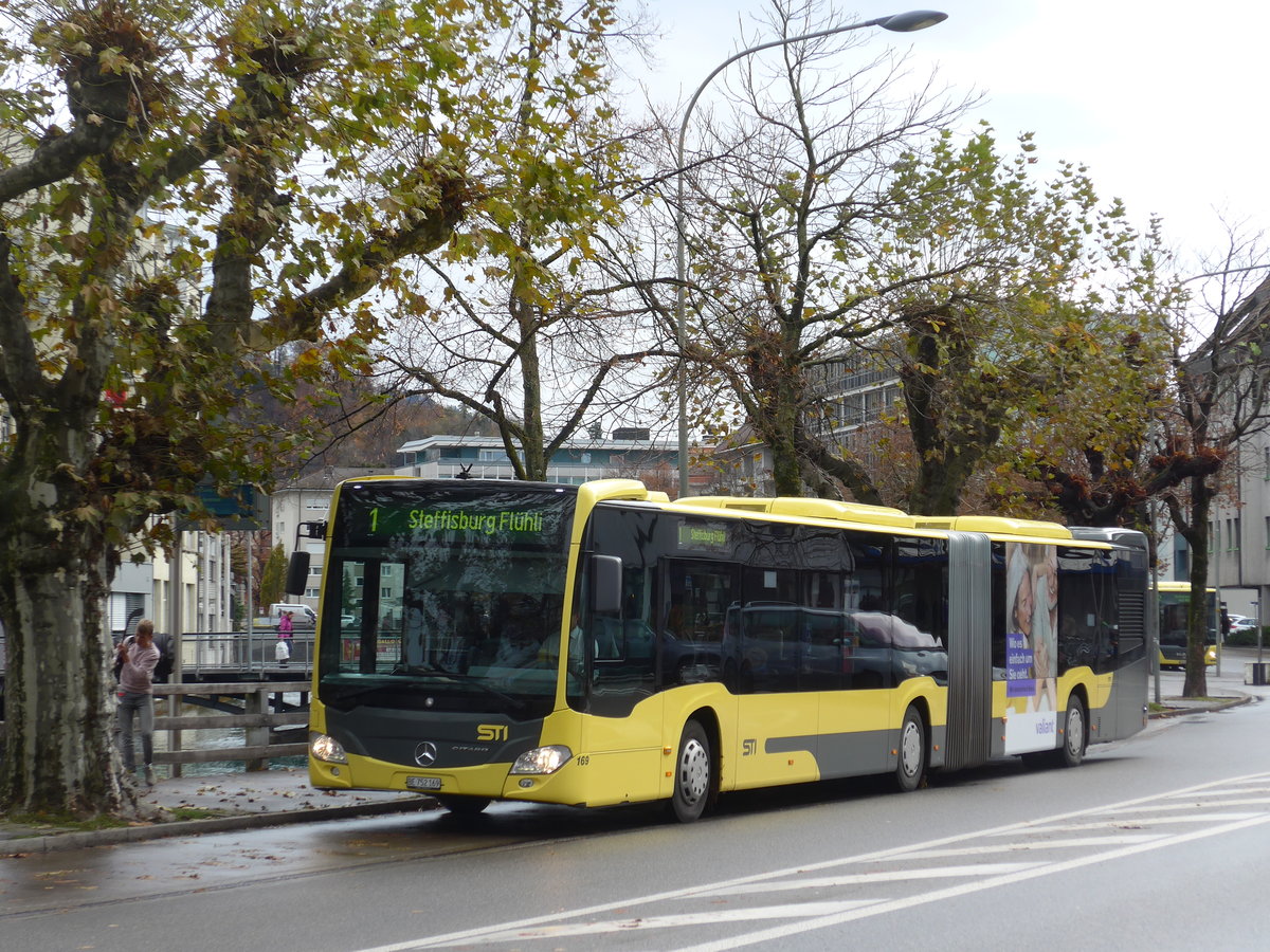 (176'588) - STI Thun - Nr. 169/BE 752'169 - Mercedes am 11. November 2016 in Thun, Postbr�cke