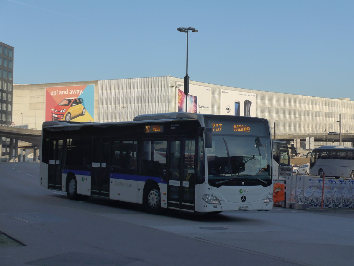 (176'970) - Welti-Furrer, Bassersdorf - Nr. 87/ZH 661'187 - Mercedes am 6. Dezember 2016 in Z�rich, Flughafen