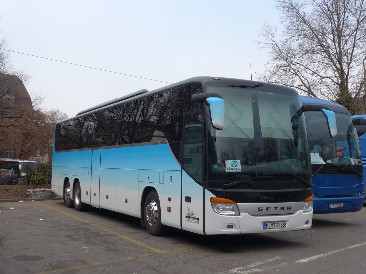 (177'322) - Aus Deutschland: Midiatours, M�nchen - M-MT 2888 - Setra am 24. Dezember 2016 in Z�rich, Sihlquai