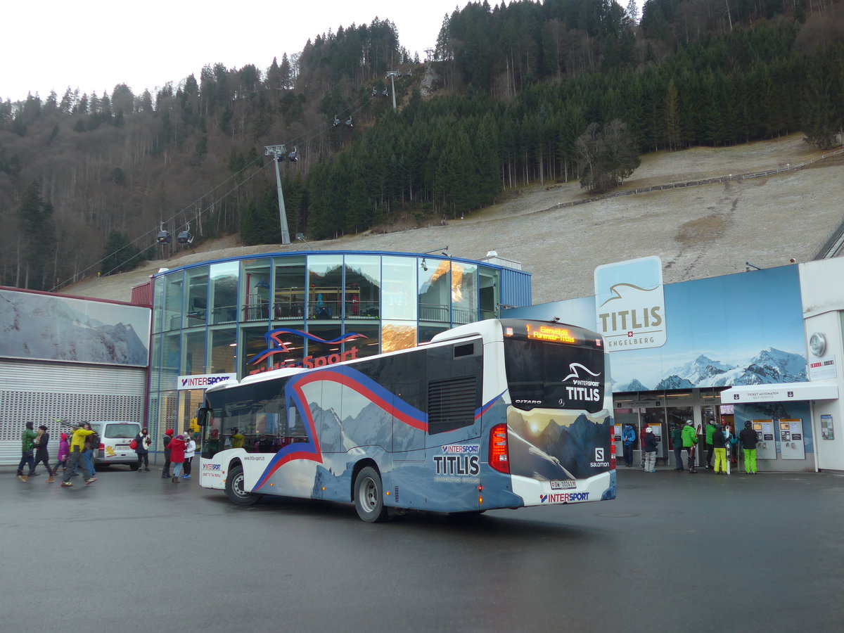(177'417) - EAB Engelberg - Nr. 5/OW 10'241 - Mercedes (ex VZO Gr�ningen; ex Vorf�hrfahrzeug) am 30. Dezember 2016 in Engelberg, Titlisbahnen