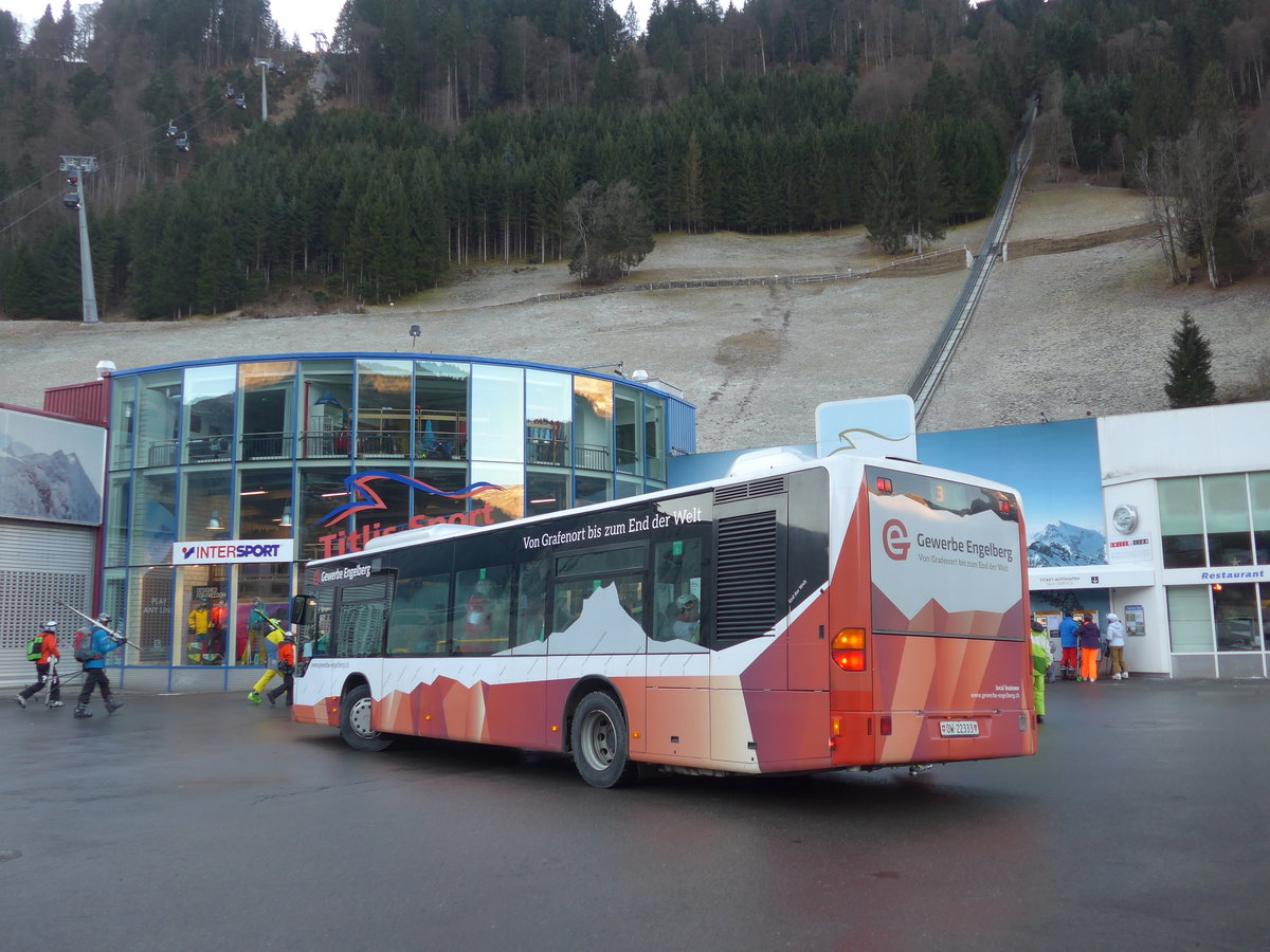 (177'433) - EAB Engelberg - Nr. 8/OW 22'333 - Mercedes (ex Ming, Sils-Maria; ex Vorf�hrwagen EvoBus, D-Mannheim) am 30. Dezember 2016 in Engelberg, Titlisbahnen