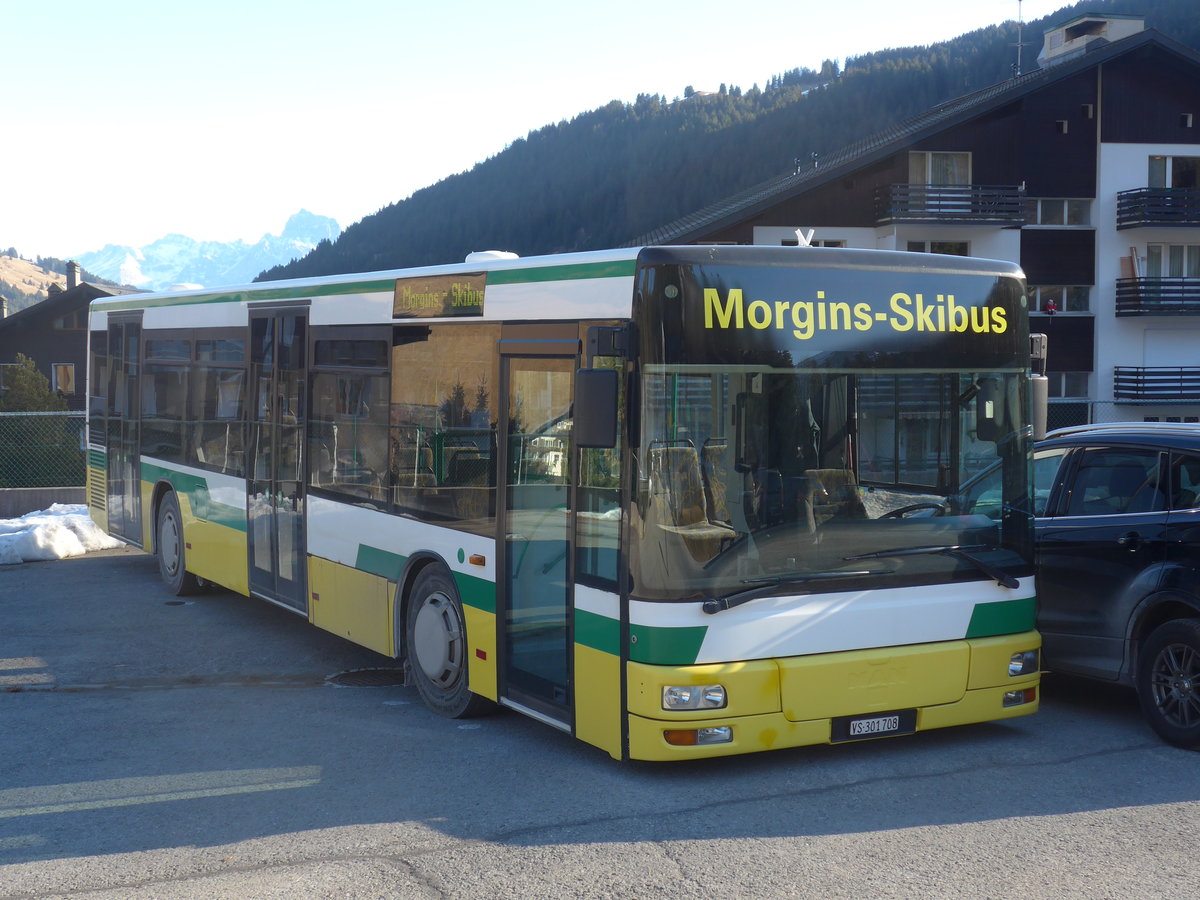 (177'521) - T�l�morgins, Morgins - VS 301'708 - MAN (ex TN Neuch�tel Nr. 223) am 1. Januar 2017 in Morgins, Feuerwehr
