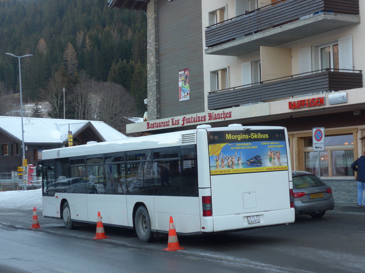 (177'529) - T�l�morgins, Morgins - VS 164'813 - MAN am 1. Januar 2017 in Morgins, Verkehrsb�ro