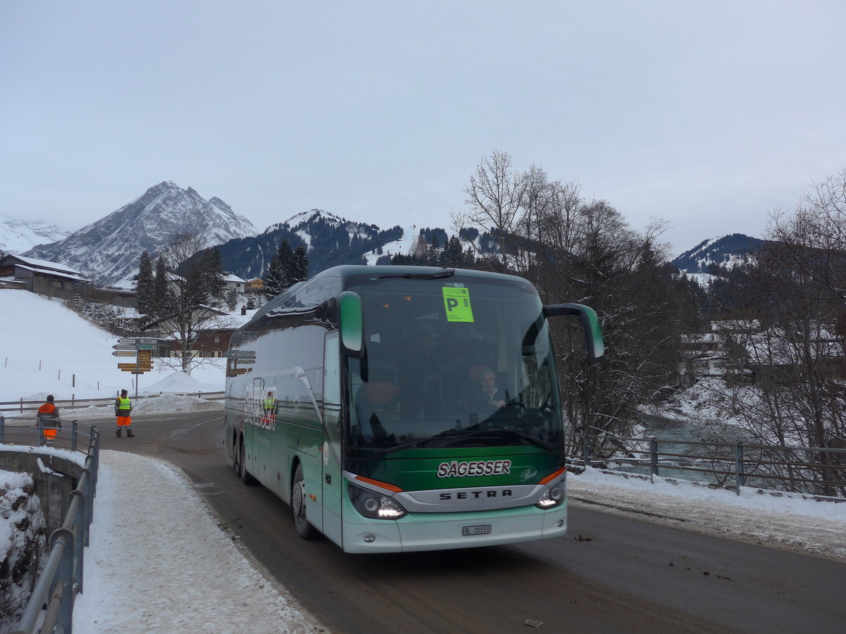 (177'903) - S�gesser, Wintersingen - Nr. 9/BL 20'153 - Setra am 7. Januar 2017 in Adelboden, Oey